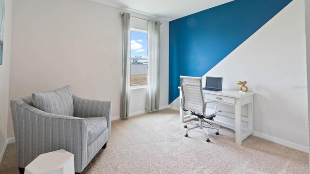 820 Silver Palm Dr, Haines City, FL 33844 - home office featuring carpet and baseboards