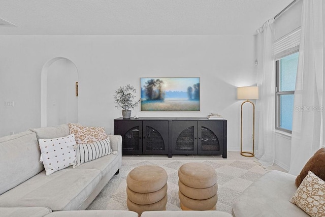 1193 Woods Landing Dr, Minneola, FL 34715 - living area with arched walkways