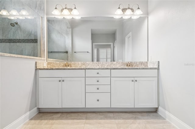 16415 Good Hearth Blvd, Clermont, FL 34711 - full bathroom featuring double vanity and a walk in shower