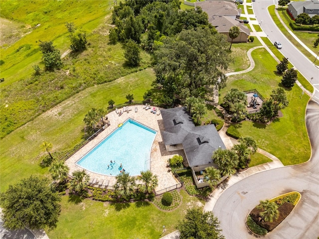 16415 Good Hearth Blvd, Clermont, FL 34711 - aerial view of a pool