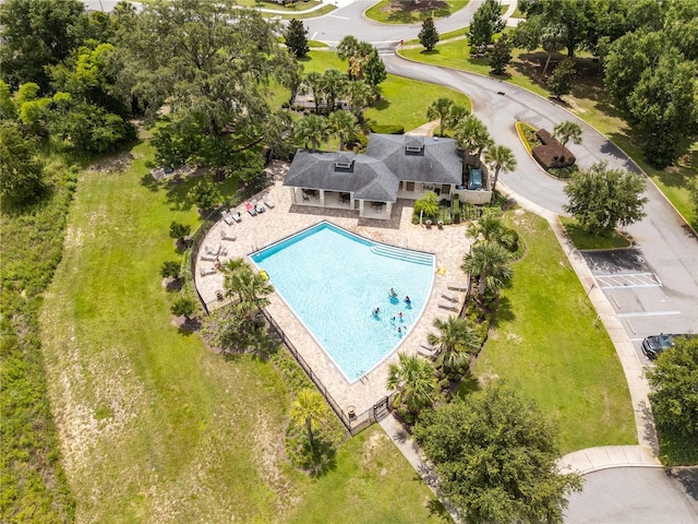 16415 Good Hearth Blvd, Clermont, FL 34711 - aerial view of a pool area
