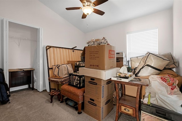224 Highgate Park Blvd, Davenport, FL 33897 - carpeted bedroom featuring lofted ceiling