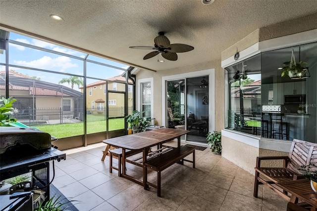 11337 Via Andiamo, Windermere, FL 34786 - sunroom / solarium with a ceiling fan