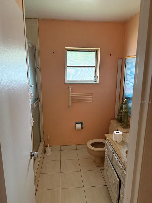 5300 Washington St Unit 340P, Hollywood, FL 33021 - full bath with a stall shower, tile patterned flooring, and vanity