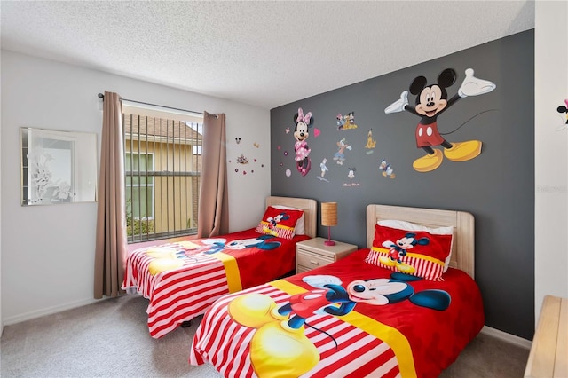 2979 Viscount Cir, Kissimmee, FL 34747 - bedroom with carpet and a textured ceiling