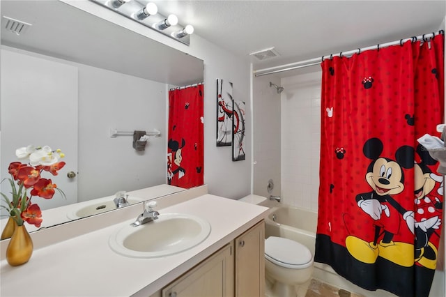 2979 Viscount Cir, Kissimmee, FL 34747 - bathroom with vanity and shower / bath combination with curtain