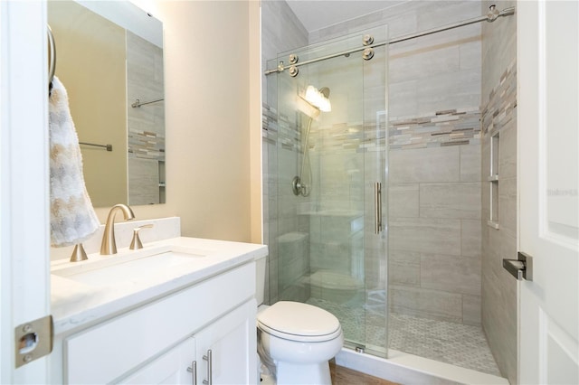 2813 Sanctuary Dr, Clermont, FL 34714 - bathroom with vanity and a shower stall