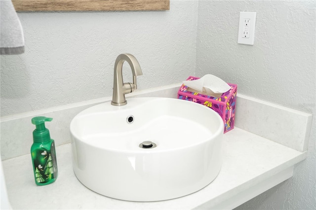2813 Sanctuary Dr, Clermont, FL 34714 - bathroom view of a textured wall