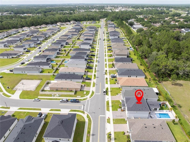 2813 Sanctuary Dr, Clermont, FL 34714 - aerial perspective of suburban area