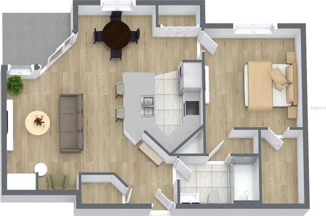 7350 Westpointe Blvd Unit 215, Orlando, FL 32835 - view of floor plan / room layout