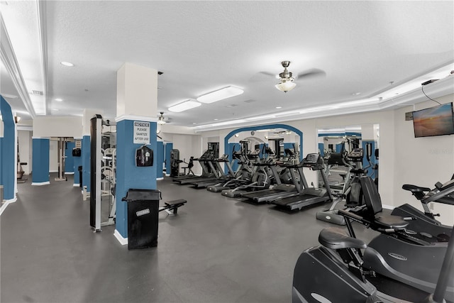 7350 Westpointe Blvd Unit 215, Orlando, FL 32835 - workout area with recessed lighting