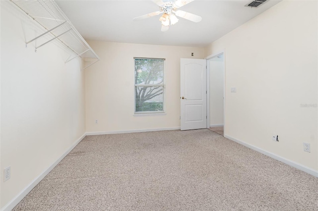 2317 Warren Woods Dr, Orlando, FL 32835 - carpeted spare room featuring ceiling fan and baseboards