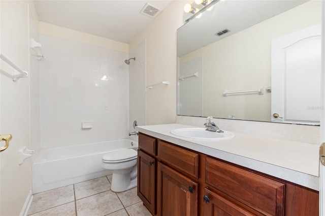 2317 Warren Woods Dr, Orlando, FL 32835 - bathroom featuring vanity, shower / bathtub combination, and tile patterned flooring