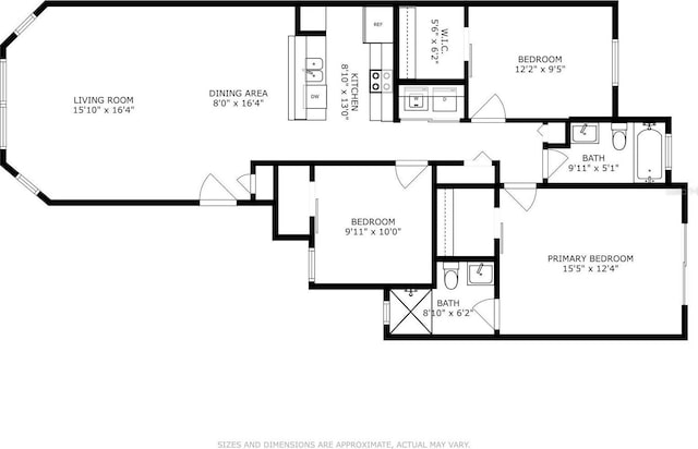 3151 Britannia Blvd Unit A, Kissimmee, FL 34747 - view of floor plan / room layout