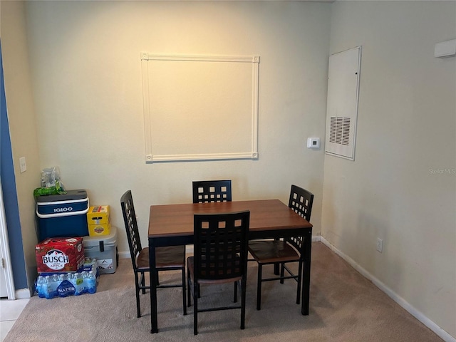 dining area with baseboards