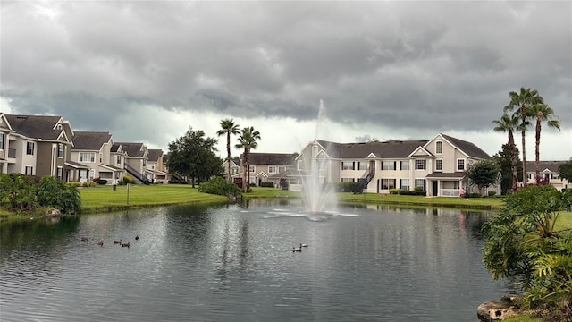 water view featuring nearby suburban area