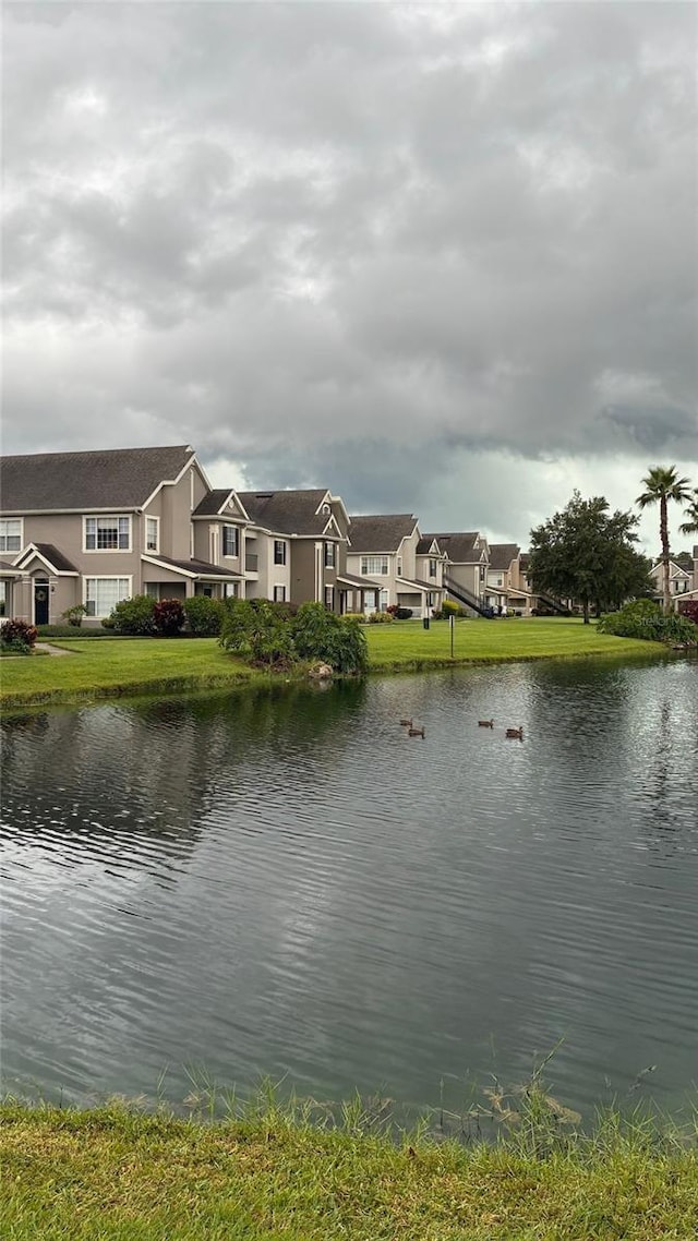 water view featuring nearby suburban area