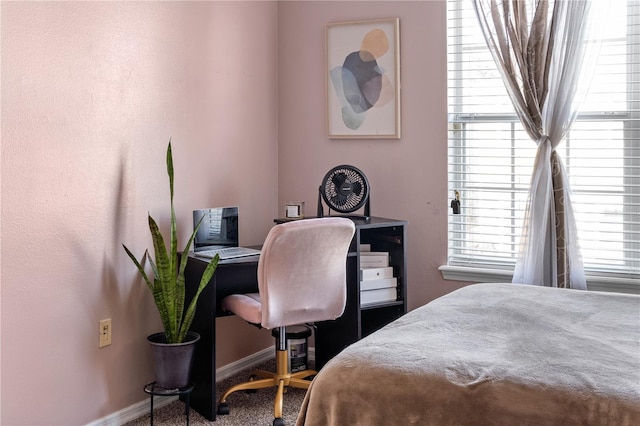 4027 Pemberly Pines Cir, Saint Cloud, FL 34769 - carpeted bedroom with baseboards and an office area