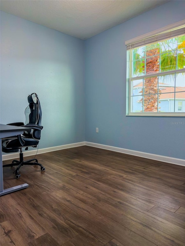 1047 Oak Bluff Dr, Davenport, FL 33837 - unfurnished office with dark wood finished floors