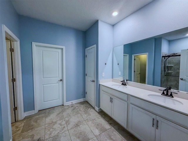 1047 Oak Bluff Dr, Davenport, FL 33837 - bathroom with double vanity and tiled shower