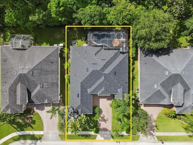 4080 Safflower Ter, Oviedo, FL 32766 - view of subject property with property parcel outlined