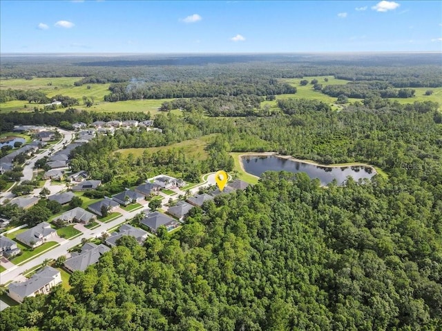4080 Safflower Ter, Oviedo, FL 32766 - aerial view of property's location with a heavily wooded area and a nearby body of water