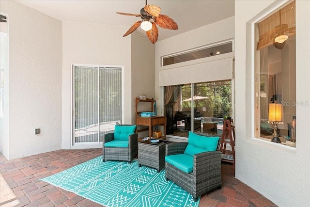 4080 Safflower Ter, Oviedo, FL 32766 - view of patio with a ceiling fan