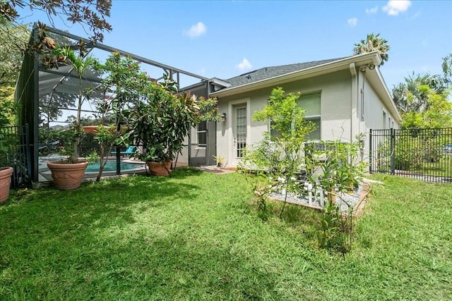 4080 Safflower Ter, Oviedo, FL 32766 - back of property featuring stucco siding and a lanai