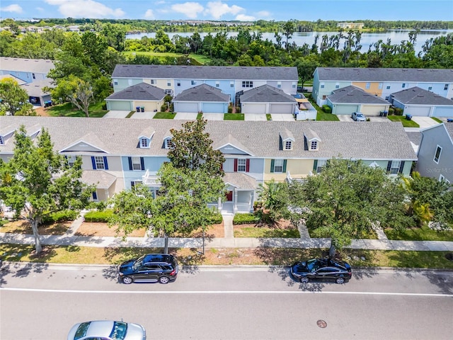 14466 Bridgewater Crossings Blvd, Windermere, FL 34786 - aerial perspective of suburban area with a large body of water
