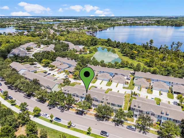 14466 Bridgewater Crossings Blvd, Windermere, FL 34786 - aerial view of residential area featuring a nearby body of water