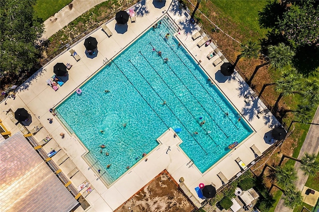 14466 Bridgewater Crossings Blvd, Windermere, FL 34786 - aerial view of a pool area