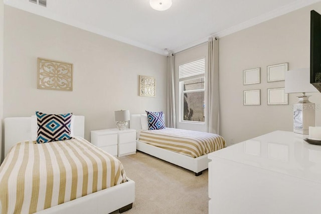 4060 Oak Tree Dr, Davenport, FL 33837 - bedroom featuring light colored carpet and ornamental molding