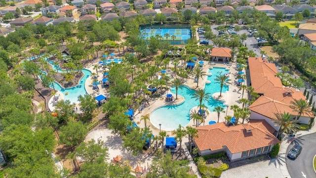 4060 Oak Tree Dr, Davenport, FL 33837 - aerial view of a pool area