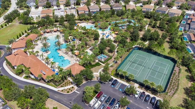 4060 Oak Tree Dr, Davenport, FL 33837 - aerial view of a pool area