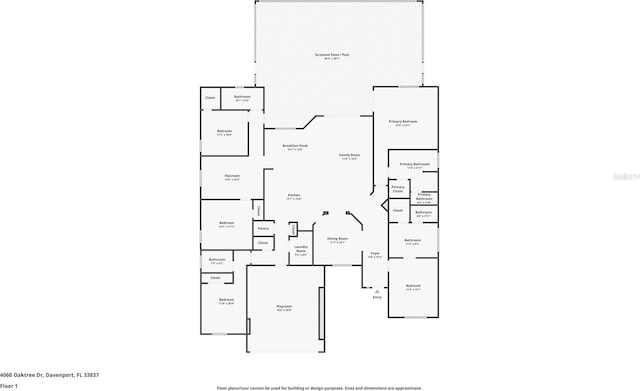 4060 Oak Tree Dr, Davenport, FL 33837 - view of home floor plan