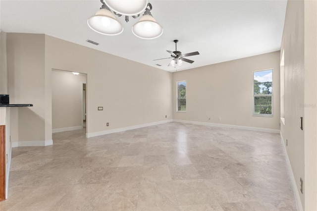 11031 Ledgement Ln, Windermere, FL 34786 - empty room featuring a ceiling fan and baseboards