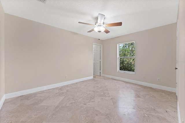 11031 Ledgement Ln, Windermere, FL 34786 - unfurnished room featuring ceiling fan and a textured ceiling
