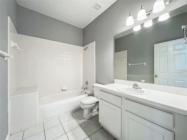 5754 Magnolia Bloom Ter, Oviedo, FL 32765 - full bath with tile patterned flooring, vanity, and shower / washtub combination
