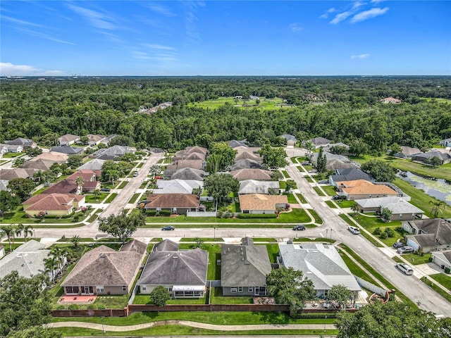 5754 Magnolia Bloom Ter, Oviedo, FL 32765 - aerial perspective of suburban area with a heavily wooded area