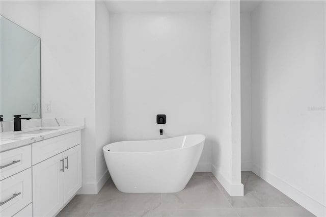 13438 Mcintosh Ave, Port Charlotte, FL 33981 - full bath with vanity and a freestanding tub