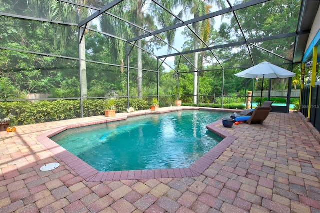 1624 Bear Crossing Cir, Apopka, FL 32703 - outdoor pool featuring a patio area and a lanai