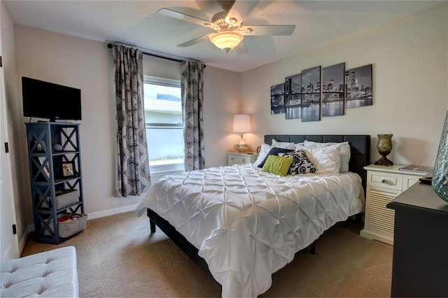 1624 Bear Crossing Cir, Apopka, FL 32703 - bedroom with light colored carpet and a ceiling fan