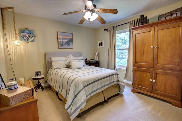1624 Bear Crossing Cir, Apopka, FL 32703 - bedroom with light colored carpet and ceiling fan