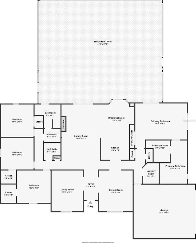 1624 Bear Crossing Cir, Apopka, FL 32703 - view of property floor plan
