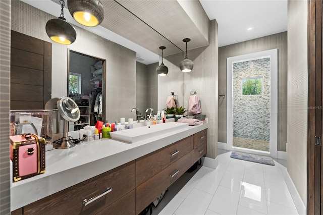 12264 Montalcino Cir, Windermere, FL 34786 - bathroom featuring vanity and tile patterned flooring