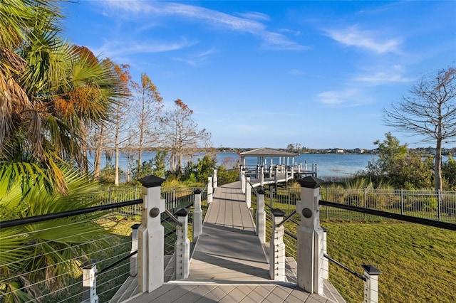 12264 Montalcino Cir, Windermere, FL 34786 - dock with a water view and boat lift