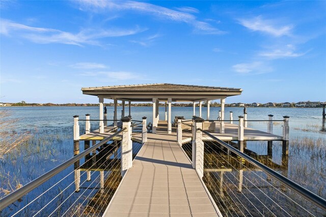 12264 Montalcino Cir, Windermere, FL 34786 - dock area featuring a water view