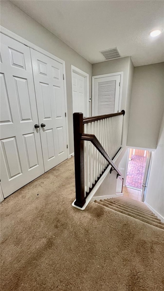 8625 Coventry Park Way, Windermere, FL 34786 - stairs featuring carpet flooring and baseboards