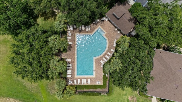 962 Ashworth Overlook Dr Unit C, Apopka, FL 32712 - aerial view of property and surrounding area featuring a pool