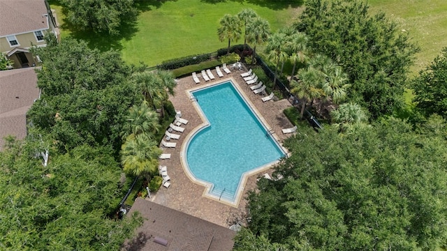 962 Ashworth Overlook Dr Unit C, Apopka, FL 32712 - aerial view of a pool area